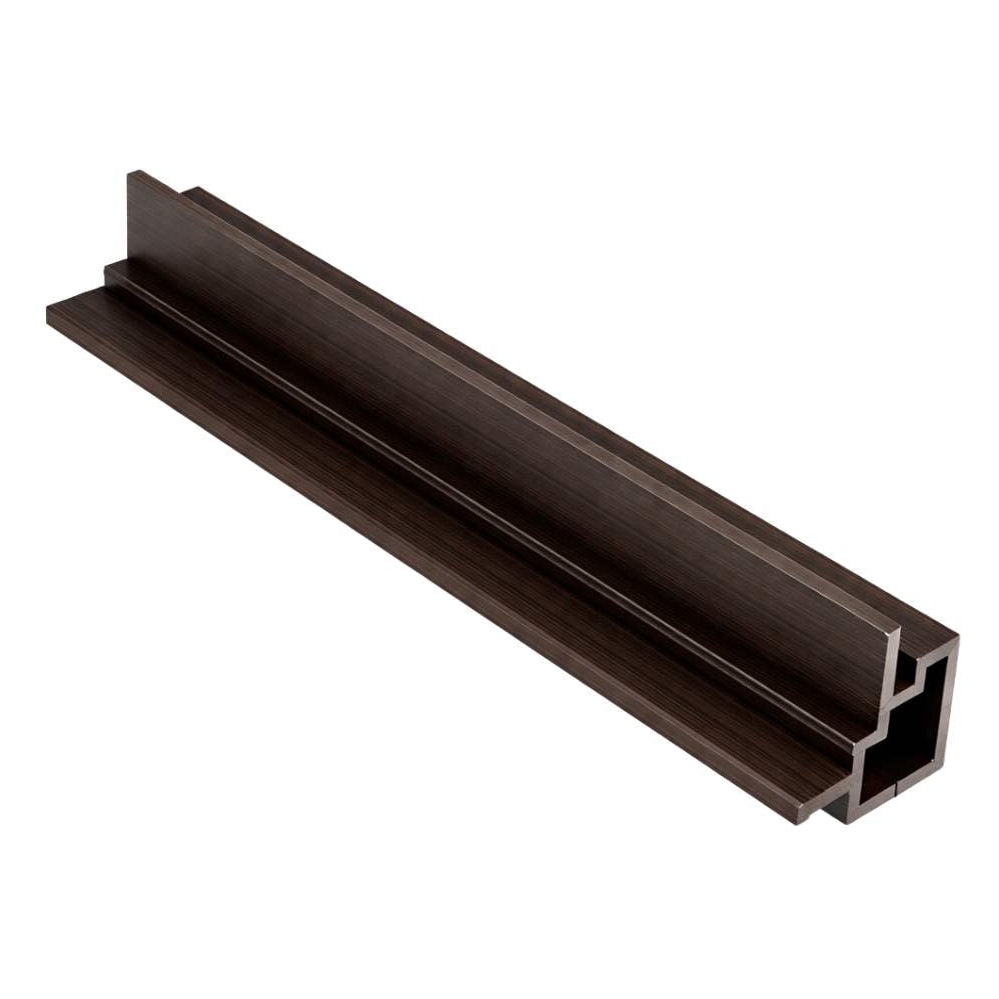 Esquinero WPC para lambrín 90° Exterior - Dark Teak