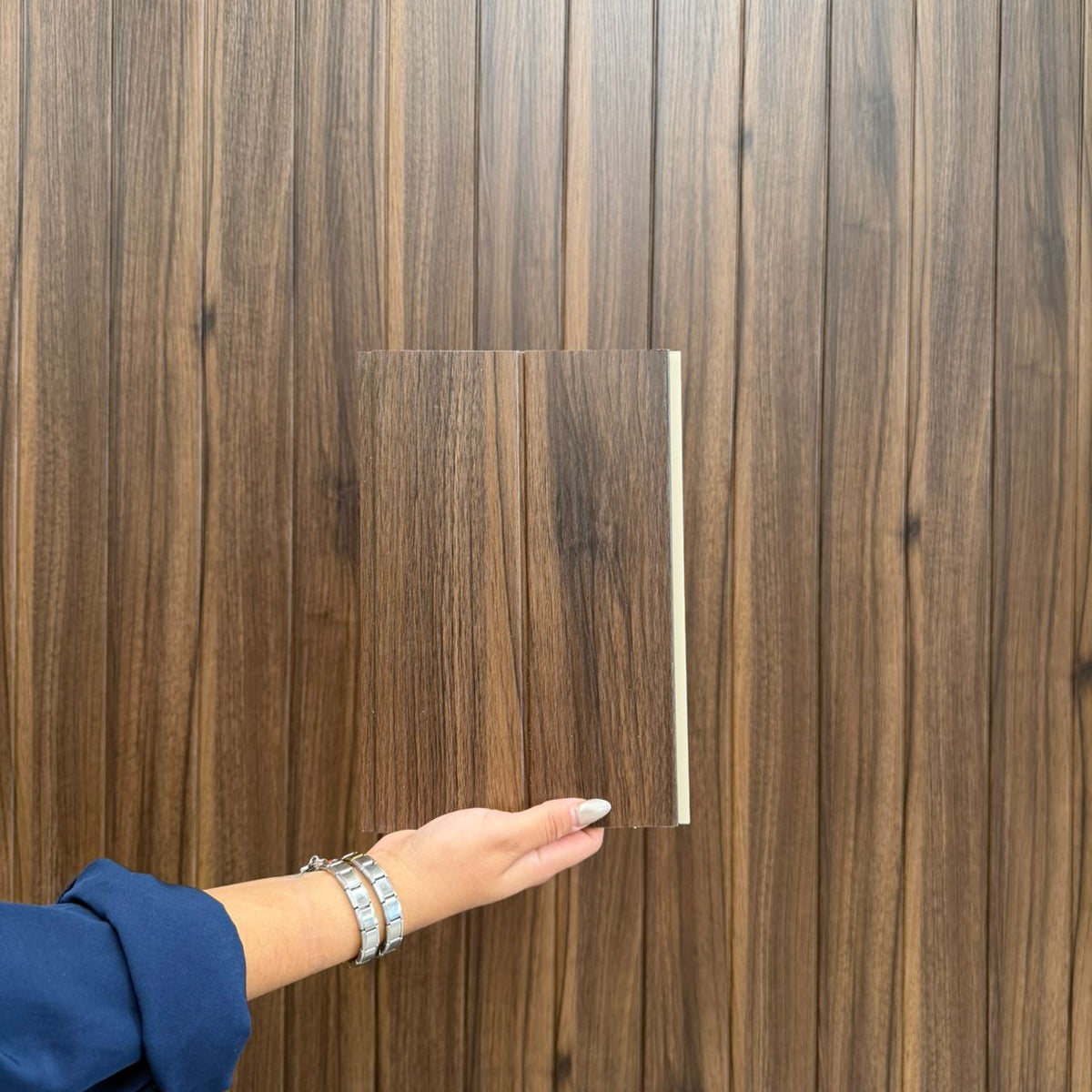Panel Plafón Muro WPC Interior - Nogal WG19