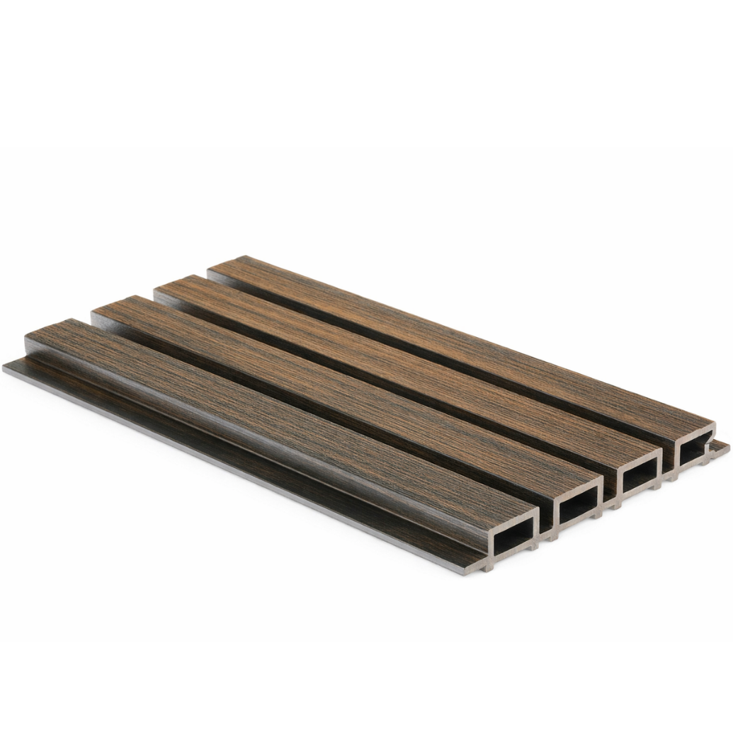 Lambrín WPC 4-20 Cepillado Exterior - Dark Teak