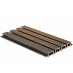 Lambrín WPC 4-20 Cepillado Exterior - Dark Teak