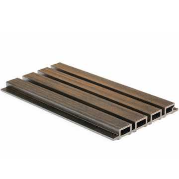 Lambrín WPC 4-20 Cepillado Exterior - Dark Teak