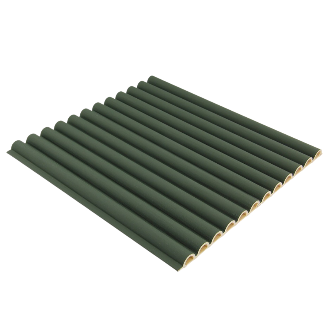 Lambrín Redondo WPC Interior - Verde Olivo WG55