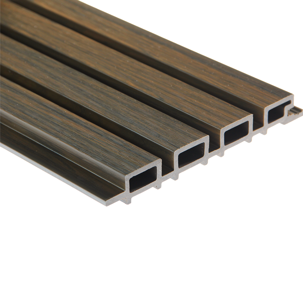 Lambrín WPC 4-20 Cepillado Exterior - Dark Teak