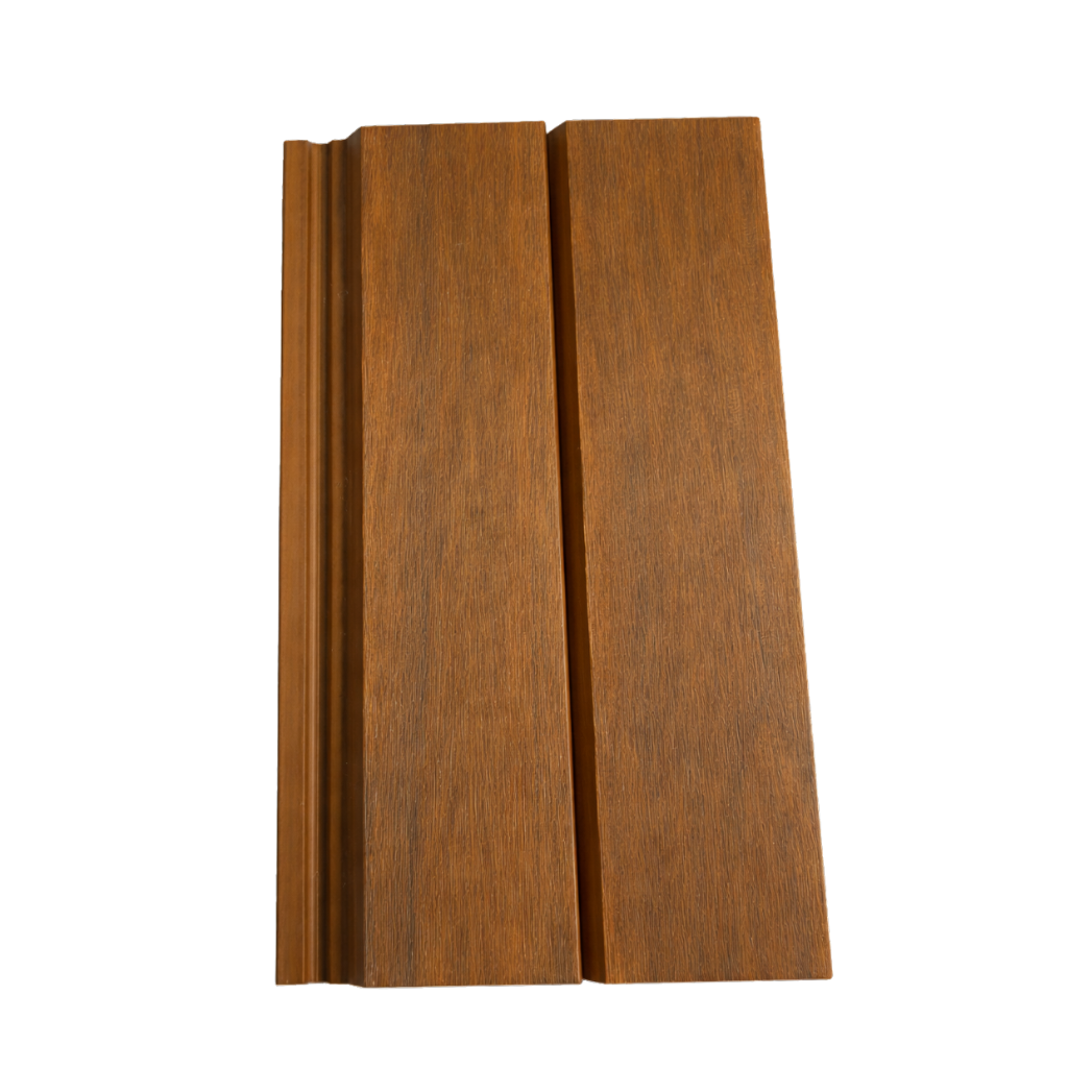 Panel Muro WPC Exterior - Oak con diseño doble