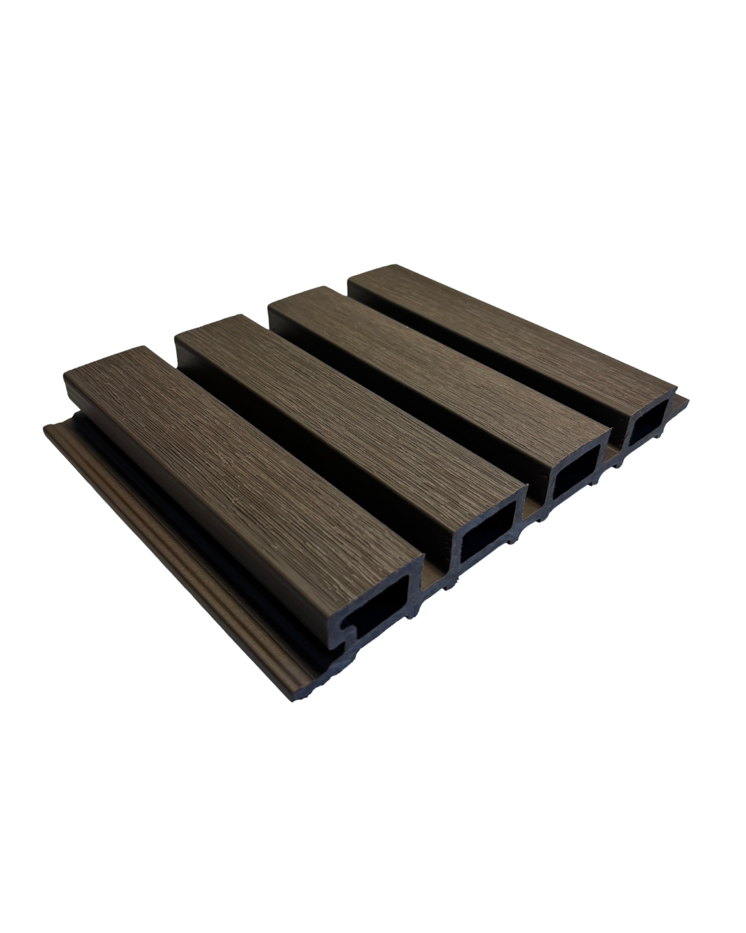 Lambrín WPC 4-20 Cepillado Exterior - Evo Walnut