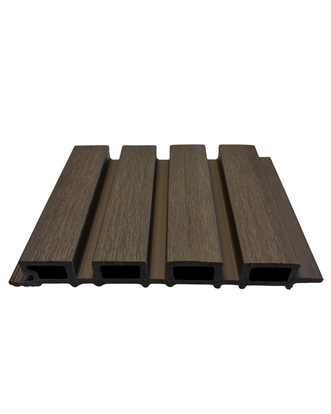 Lambrín WPC 4-20 Cepillado Exterior - Evo Walnut
