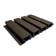 Lambrín WPC 4-20 Cepillado Exterior - Evo Walnut