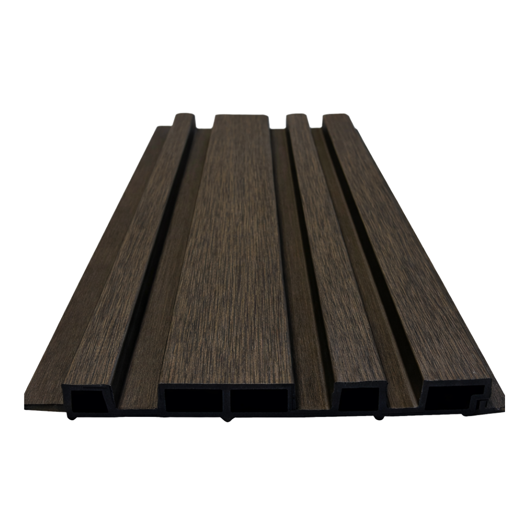 Lambrin Asimétrico WPC Exterior - Walnut