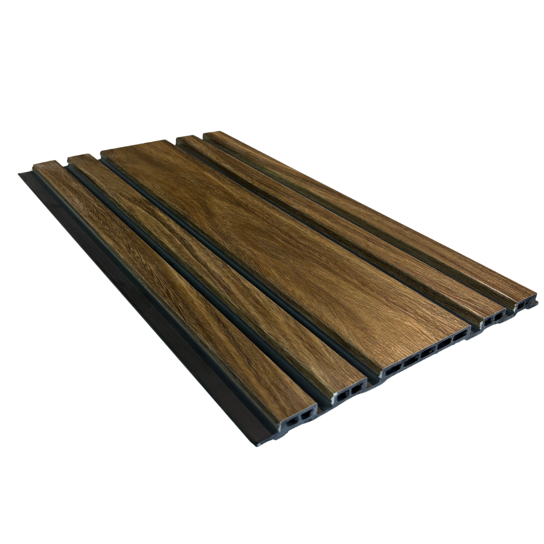 Lambrín Asimétrico WPC Interior - Castaño WG20