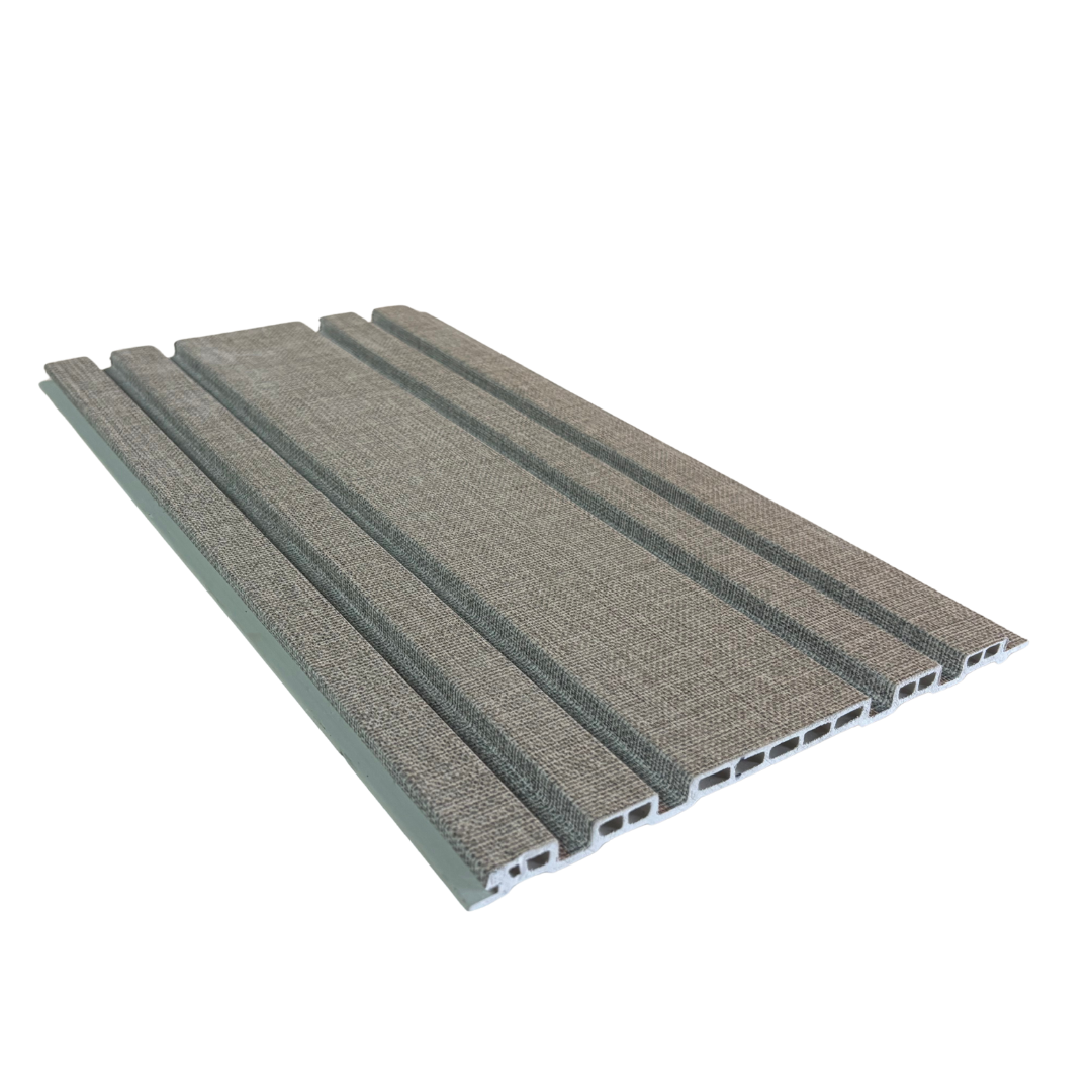 Lambrín Asimétrico WPC Interior - Lino Gris WP09