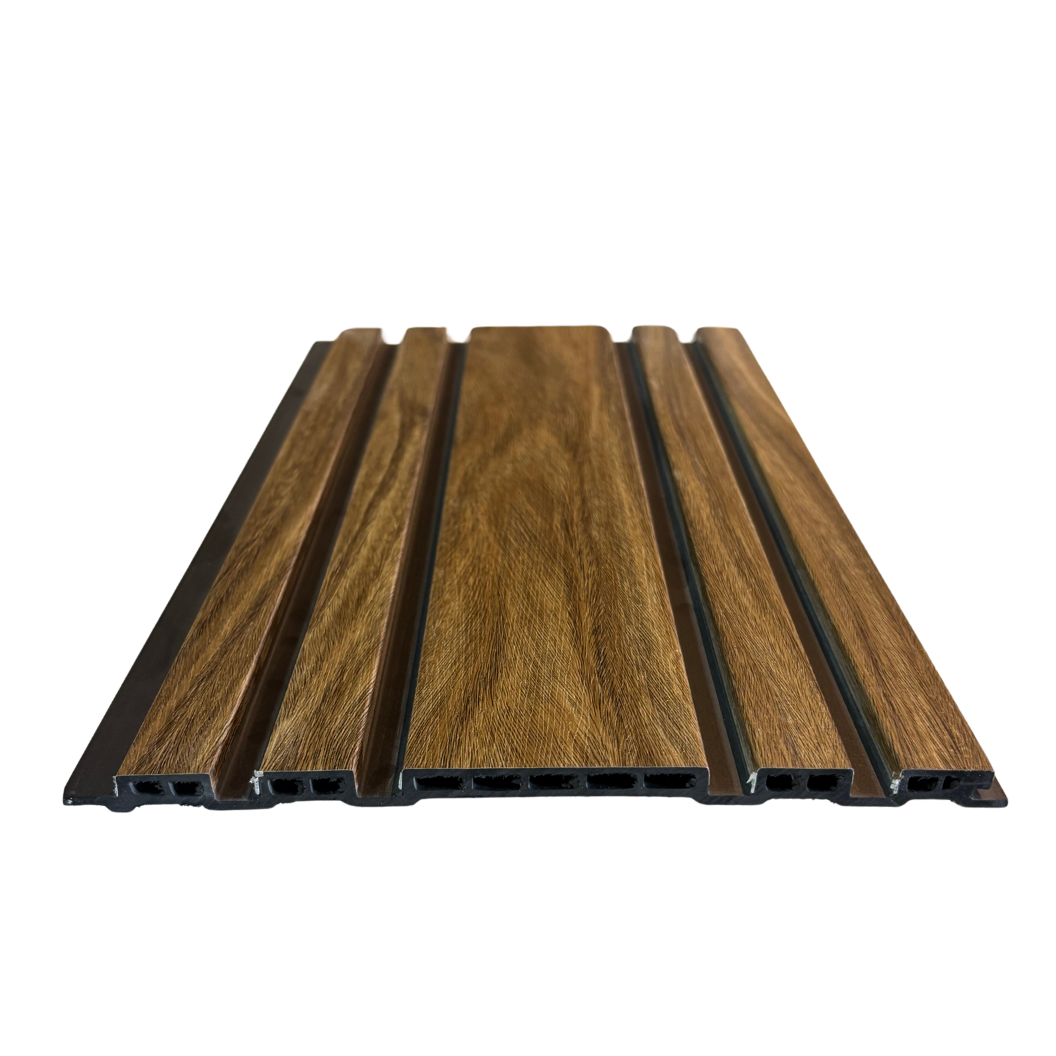 Lambrín Asimétrico WPC Interior - Castaño WG20